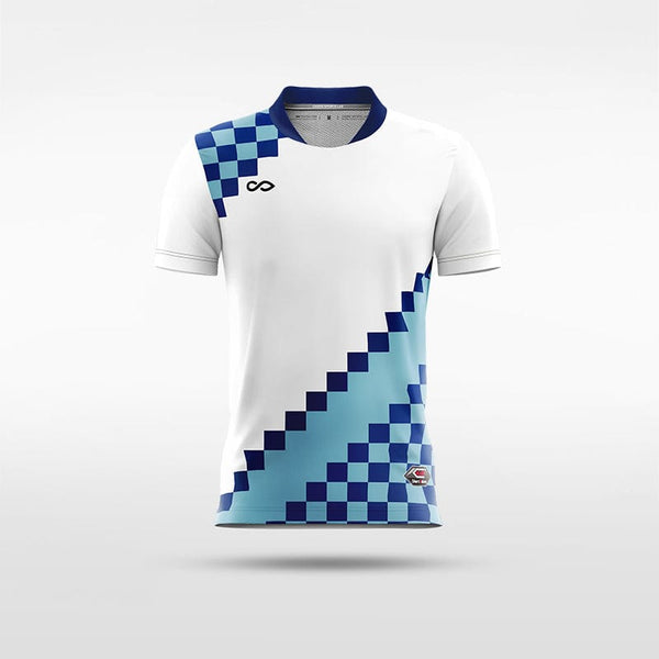 Cikers Sports Kids Sublimated Performance Soccer Jersey No.35 - Sublimation Jerseys Can Feature More Complex Designs Blue / XL