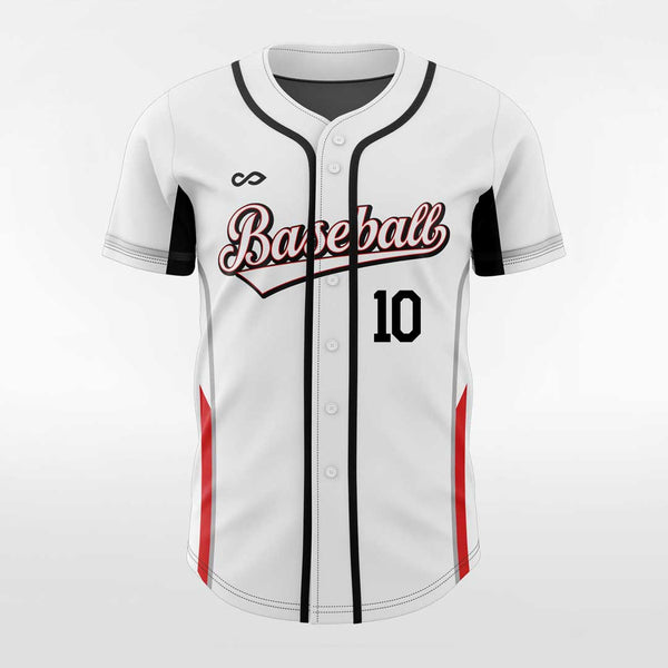 Tall Wall-Custom Sublimated Button Down Baseball Jersey-XTeamwear