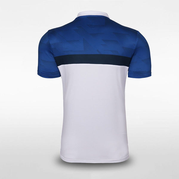 Ace Shopping Club Mandarin Collar Polo Shirt | Multiple Colors White / 2XL
