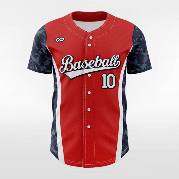 Winner-Customized Sublimated Button Down Baseball Jersey-XTeamwear