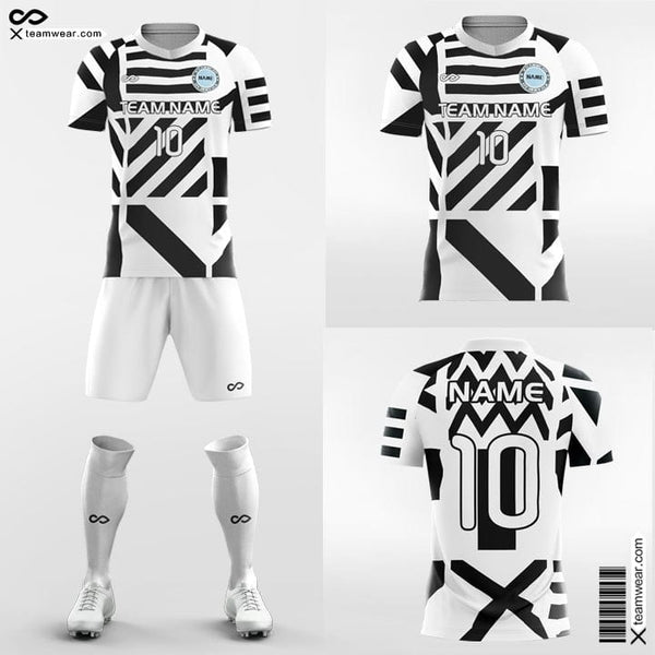 Geometric - Custom Youth Soccer Jerseys with Shorts Sublimated-XTeamwear