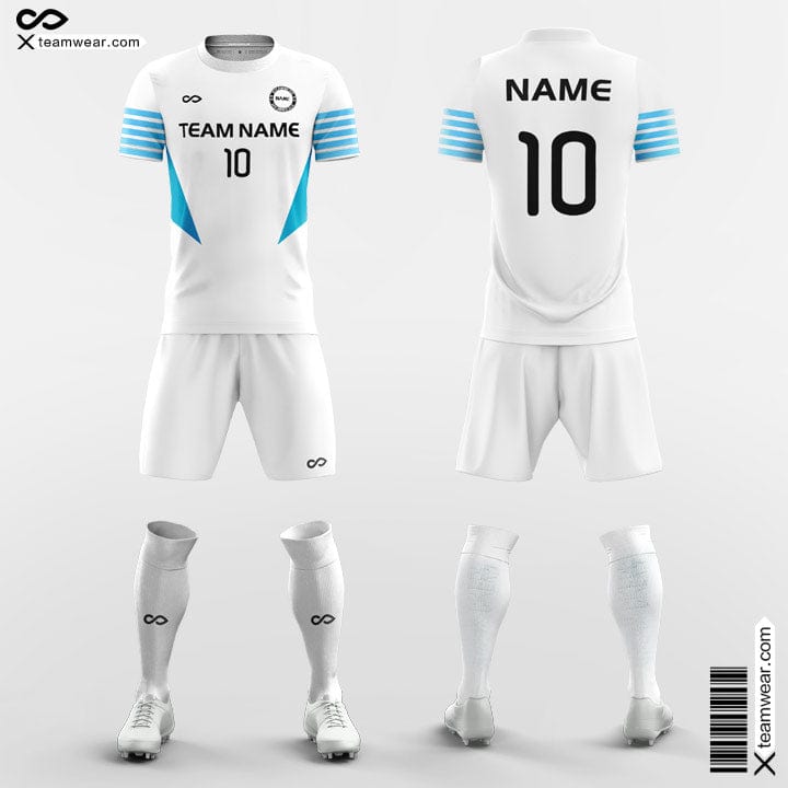 white soccer jersey