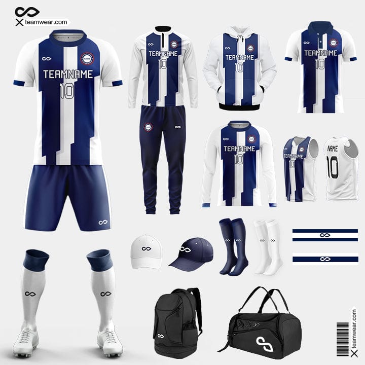 Retro Lightning - Custom Soccer Jerseys Kit Sublimated Design-XTeamwear