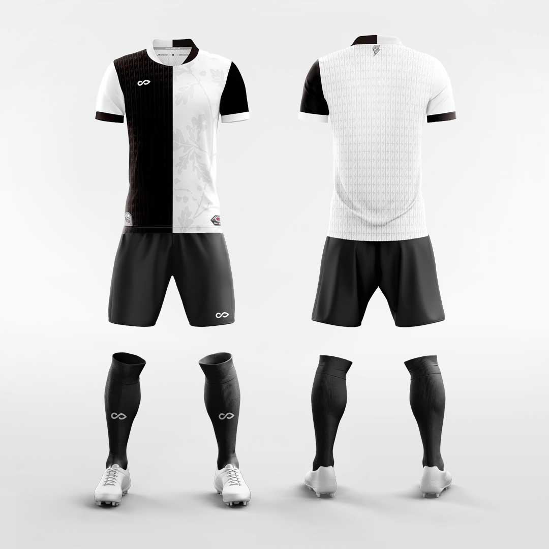 Cikers Sports 非黑五 Black&White / XXXS Zeus - Kids Sublimated Football Kit