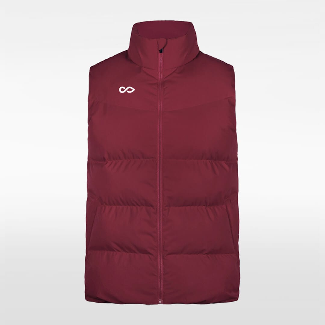 Cikers Sports 外厂采购 Red / 120 Kid's Winter Sleeveless Jacket DF9016