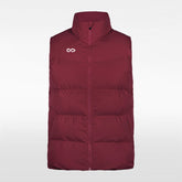 Cikers Sports 外厂采购 Red / 120 Kid's Winter Sleeveless Jacket DF9016