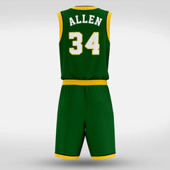 Cikers Sports Avocado - Customized Sublimated Basketball Set