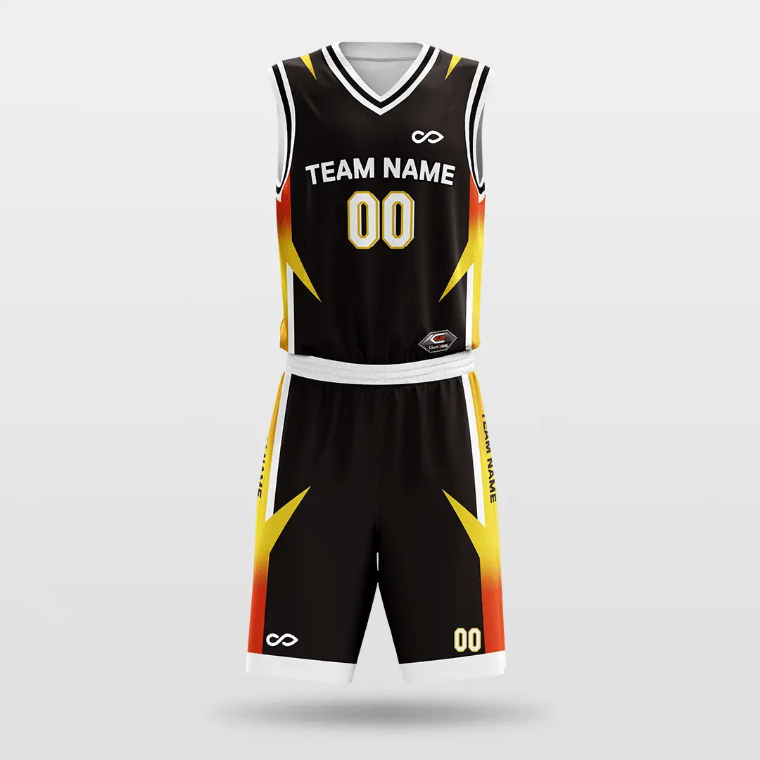 Cikers Sports Basketball Jersey Black / S Armor - Customized Sublimated Basketball Set