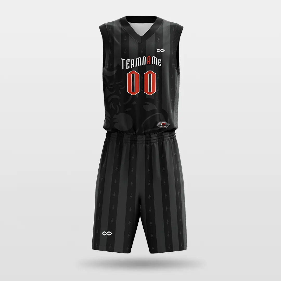 Cikers Sports Basketball Jersey black / S Bull Demon - Customized Sublimated Basketball Set