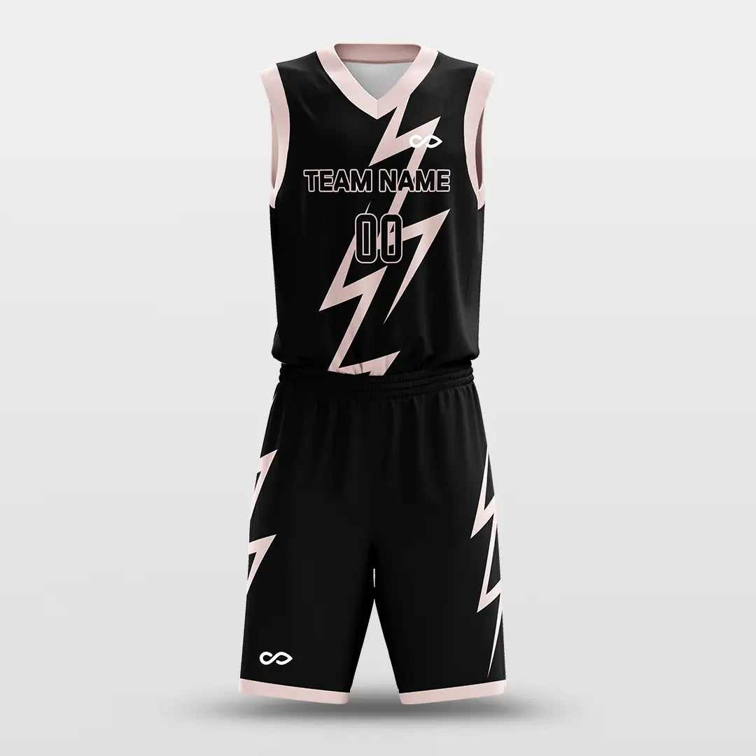 Cikers Sports Basketball Jersey Black / S Thunder - Customized Sublimated Basketball Set