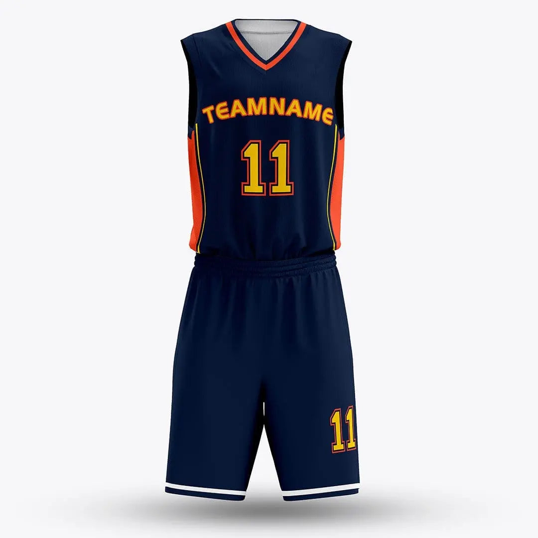 Cikers Sports Basketball Jersey blue / S Racer - Customized Sublimated Basketball Set