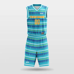 Cikers Sports Basketball Jersey blue / S Ripple - Customized Sublimated Basketball Set