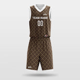Cikers Sports Basketball Jersey Brown / S Rich Peanuts - Customized Sublimated Basketball Set