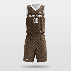 Cikers Sports Basketball Jersey Brown / S Rich Peanuts - Customized Sublimated Basketball Set