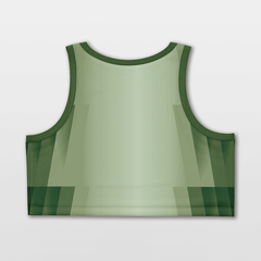 Cikers Sports Basketball Jersey Customized Women's Loose Sleveless Workout Crop Tops