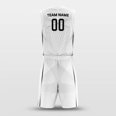 Cikers Sports Basketball Jersey Latitude and Longitude - Customized Sublimated Basketball Set