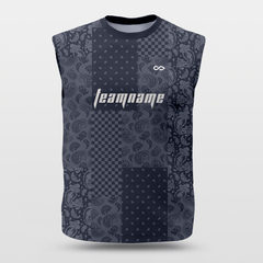 Cikers Sports Basketball Jersey Navy / S Paisley - Customized Wide Shoulder Basketball Jersey