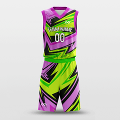 Cikers Sports Basketball Jersey Purple / S Boom - Customized Sublimated Basketball Set