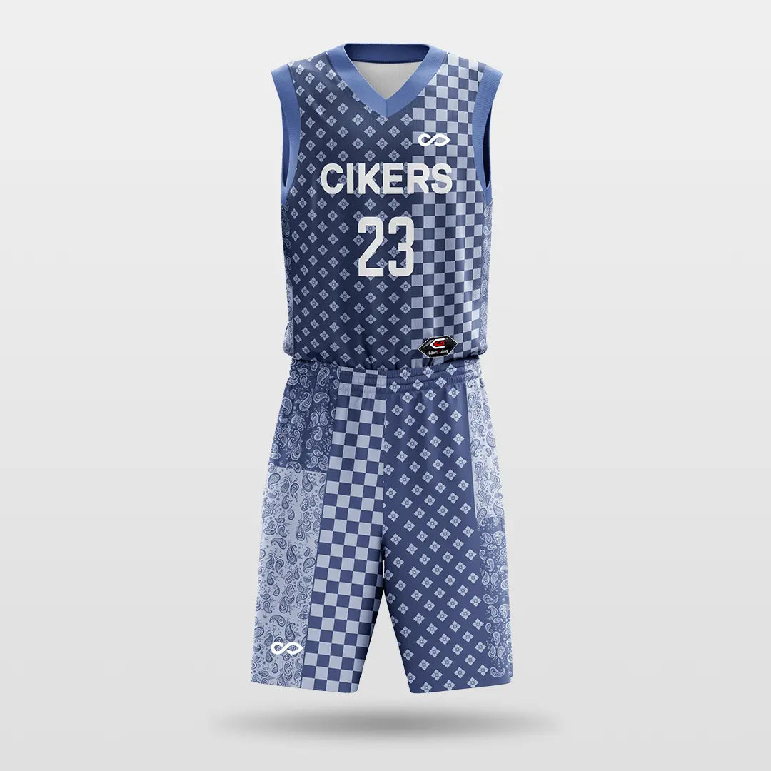 Cikers Sports Basketball Jersey Purple / S Cashew - Customized Sublimated Basketball Set