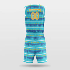 Cikers Sports Basketball Jersey Ripple - Customized Sublimated Basketball Set