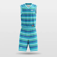 Cikers Sports Basketball Jersey Ripple - Customized Sublimated Basketball Set