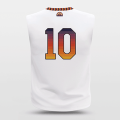 Cikers Sports Basketball Jersey Sun Fire - Customized Wide Shoulder Basketball Jersey