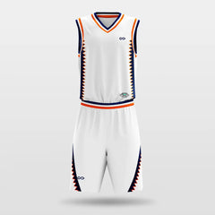 Cikers Sports Basketball Jersey Tiger teeth - Customized Sublimated Basketball Set