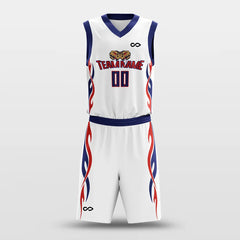 Cikers Sports Basketball Jersey WHITE / S CLASSIC18 - Customized Sublimated Basketball Set
