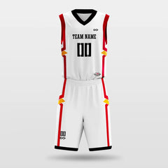 Cikers Sports Basketball Jersey White / S Hero - Customized Sublimated Basketball Set