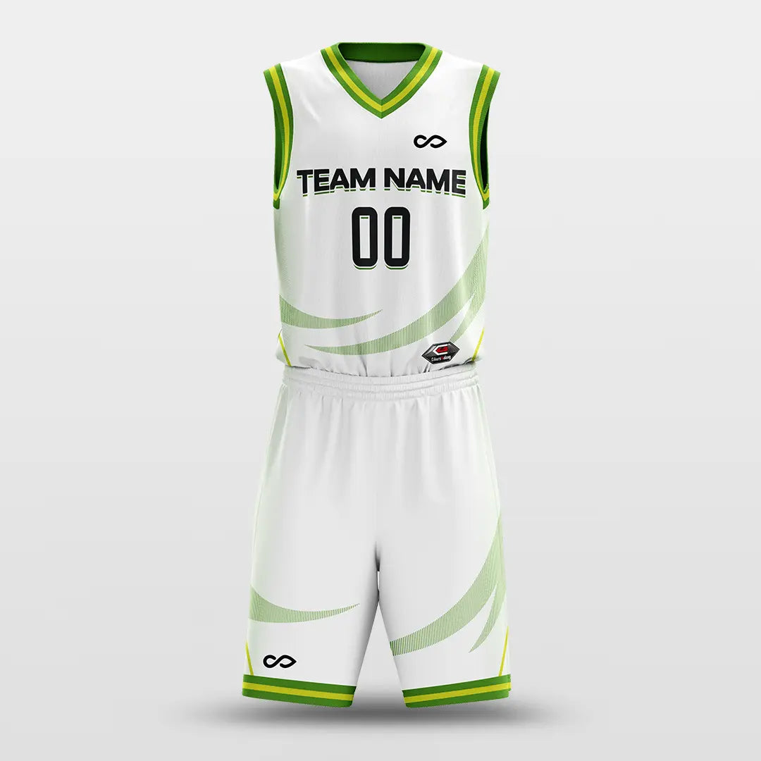 Cikers Sports Basketball Jersey White / S Vine - Customized Sublimated Basketball Set