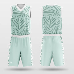 Cikers Sports Basketball Uniforms Bamboo - Customized Kid's Sublimated Basketball Jersey Set