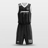 Cikers Sports Basketball Uniforms Black / S Feather - Custom Sublimated Basketball Uniform Set