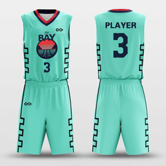 Cikers Sports Basketball Uniforms Citywall - Custom Sublimated Basketball Uniform Set