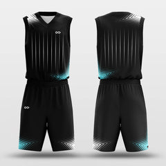 Cikers Sports Basketball Uniforms Ice Knife - Custom Sublimated Basketball Uniform Set