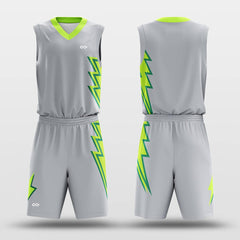 Cikers Sports Basketball Uniforms Lightning - Custom Sublimated Basketball Uniform Set
