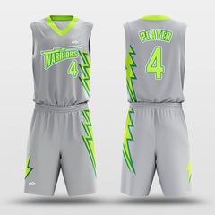 Cikers Sports Basketball Uniforms Lightning - Custom Sublimated Basketball Uniform Set