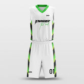 Cikers Sports Basketball Uniforms White / S Neon - Custom Sublimated Basketball Uniform Set