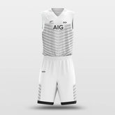 Cikers Sports Basketball Uniforms White / S Razor - Custom Sublimated Basketball Uniform Set