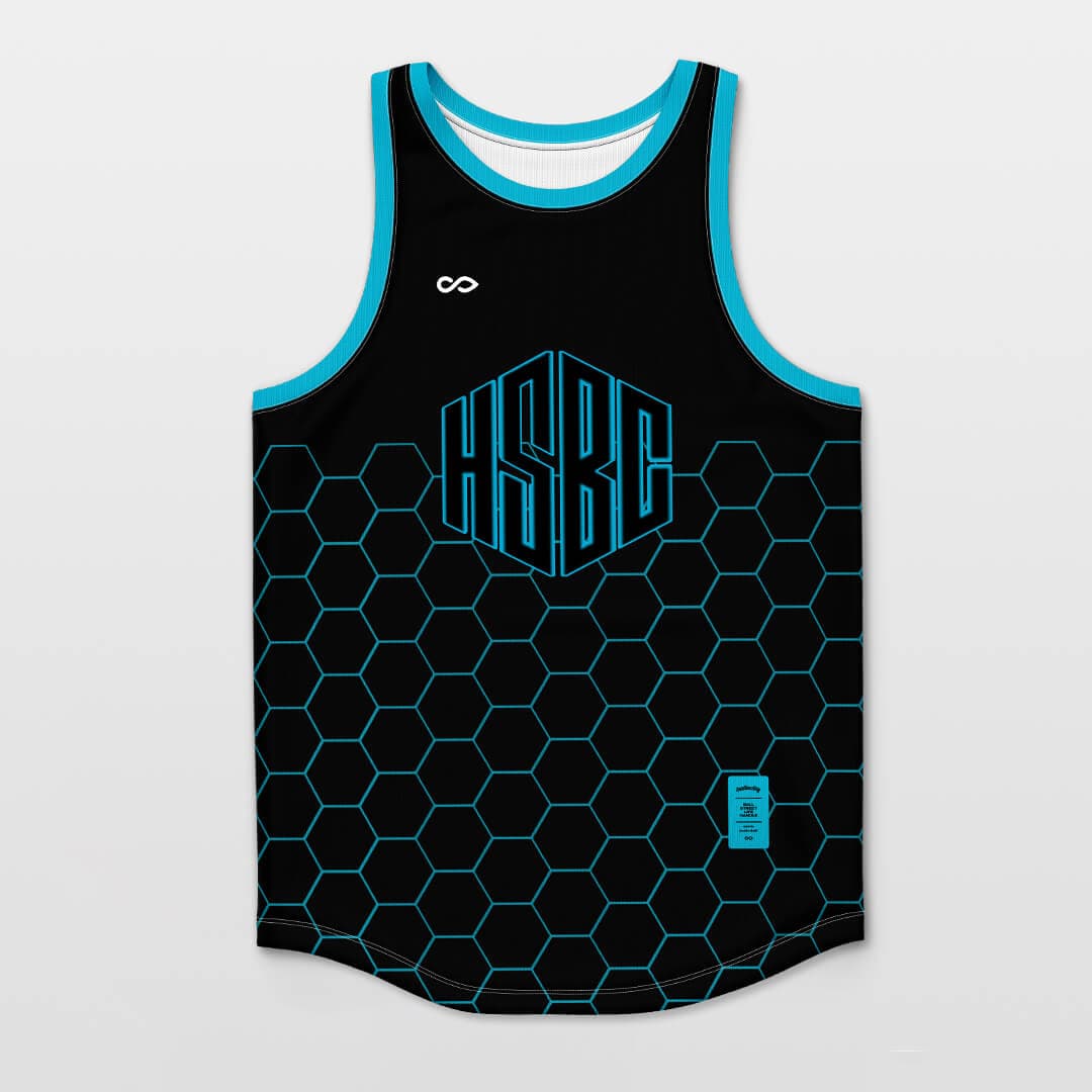 Cikers Sports Black / S Bee Net - Customized Basketball Jersey Sleeveless