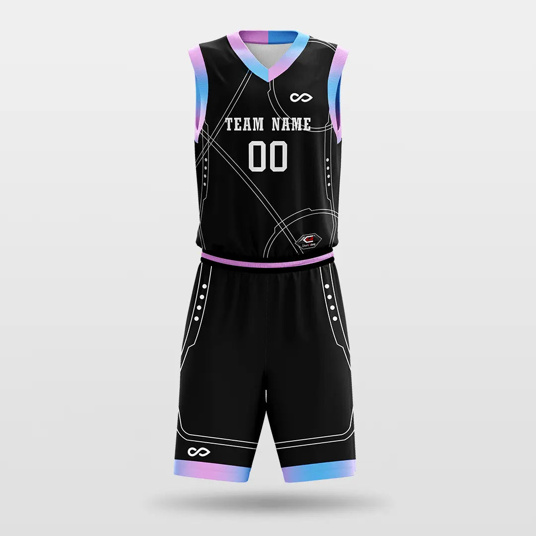 Cikers Sports black / S Construct - Customized Sublimated Basketball Set