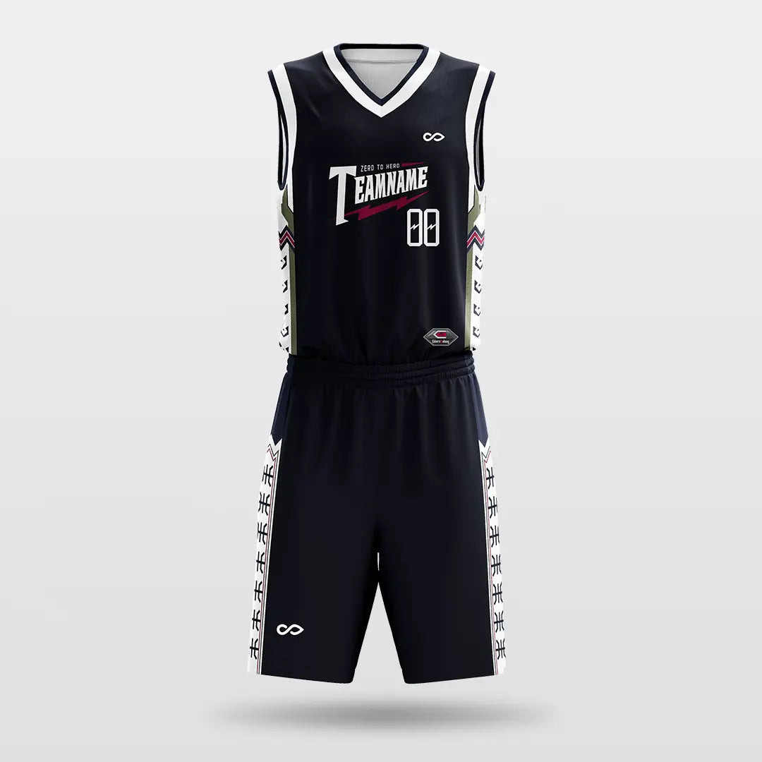 Cikers Sports black / S Dark Night - Customized Sublimated Basketball Set