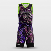 Cikers Sports Black / S Deep Sea Fear - Customized Sublimated Basketball Set