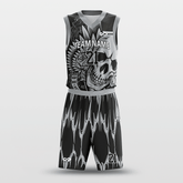 Cikers Sports Black / S Love and Death - Customized Sublimated Basketball Set