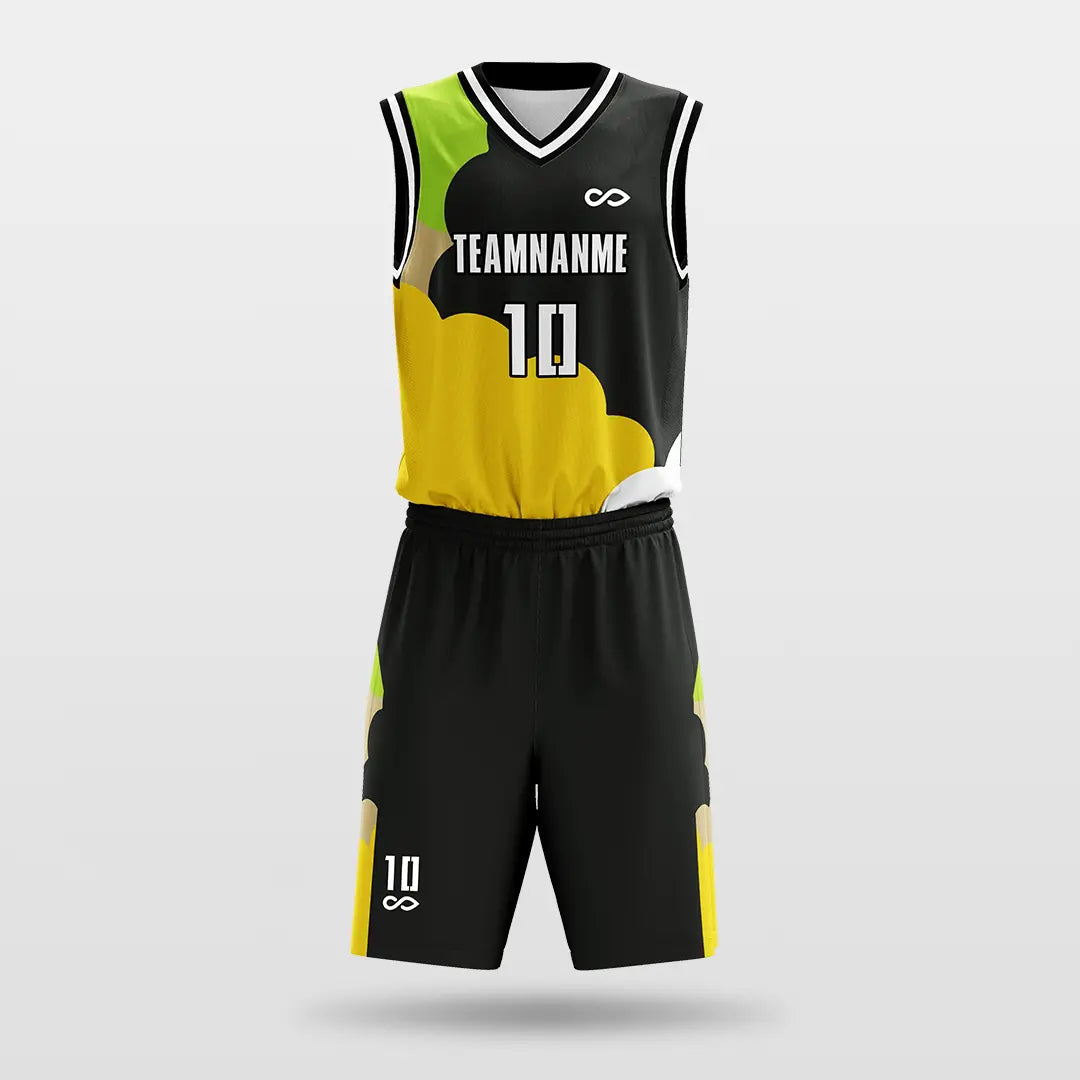 Cikers Sports black / S Rams - Customized Sublimated Basketball Set