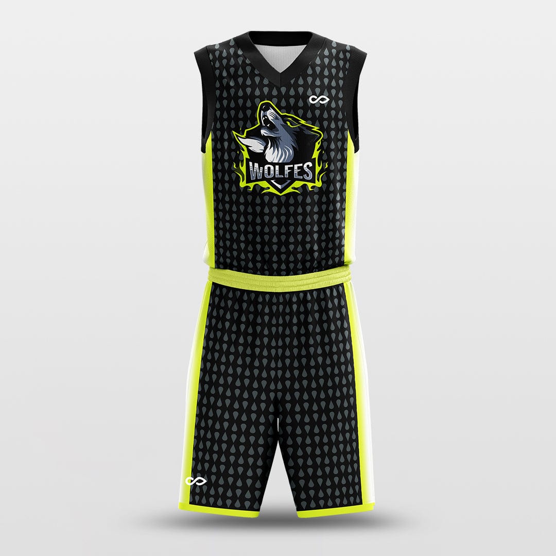 Cikers Sports Black / S Waterdrop - Customized Sublimated Basketball Set