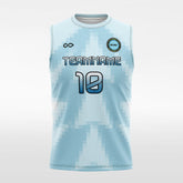 Cikers Sports Blue / XS Mosaic - Customized Men's Sublimated Sleeveless Soccer Jersey