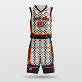 Cikers Sports brown / S Chang'an - Customized Sublimated Basketball Set