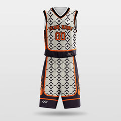 Cikers Sports brown / S Chang'an - Customized Sublimated Basketball Set