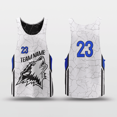 Cikers Sports Cracking - Customized Reversible Quick Dry Basketball Jersey