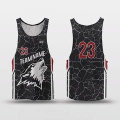 Cikers Sports Cracking - Customized Reversible Quick Dry Basketball Jersey